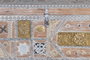 GINER Y COLOMER Coffre en bois massif de manguier couleur blanc vieilli avec détails en bronze - Dimensions 100x40x57 cm
